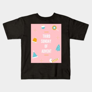 Third Sunday Of Advent Kids T-Shirt